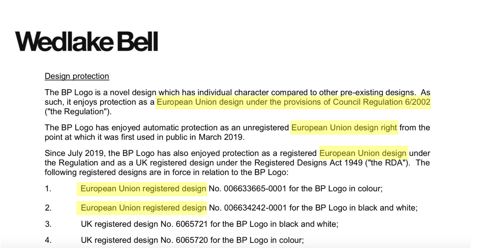 The legal claim subbmitted by Mr Farage's Lawyers